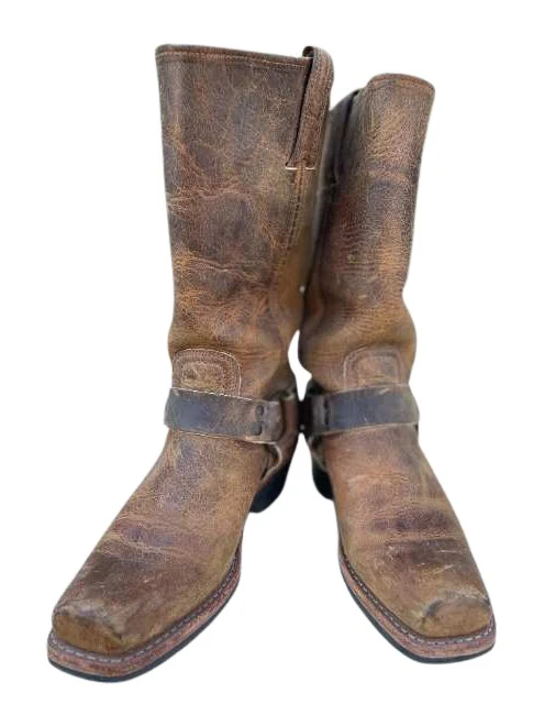 Frye Mid Calf Biker - Pre-Loved