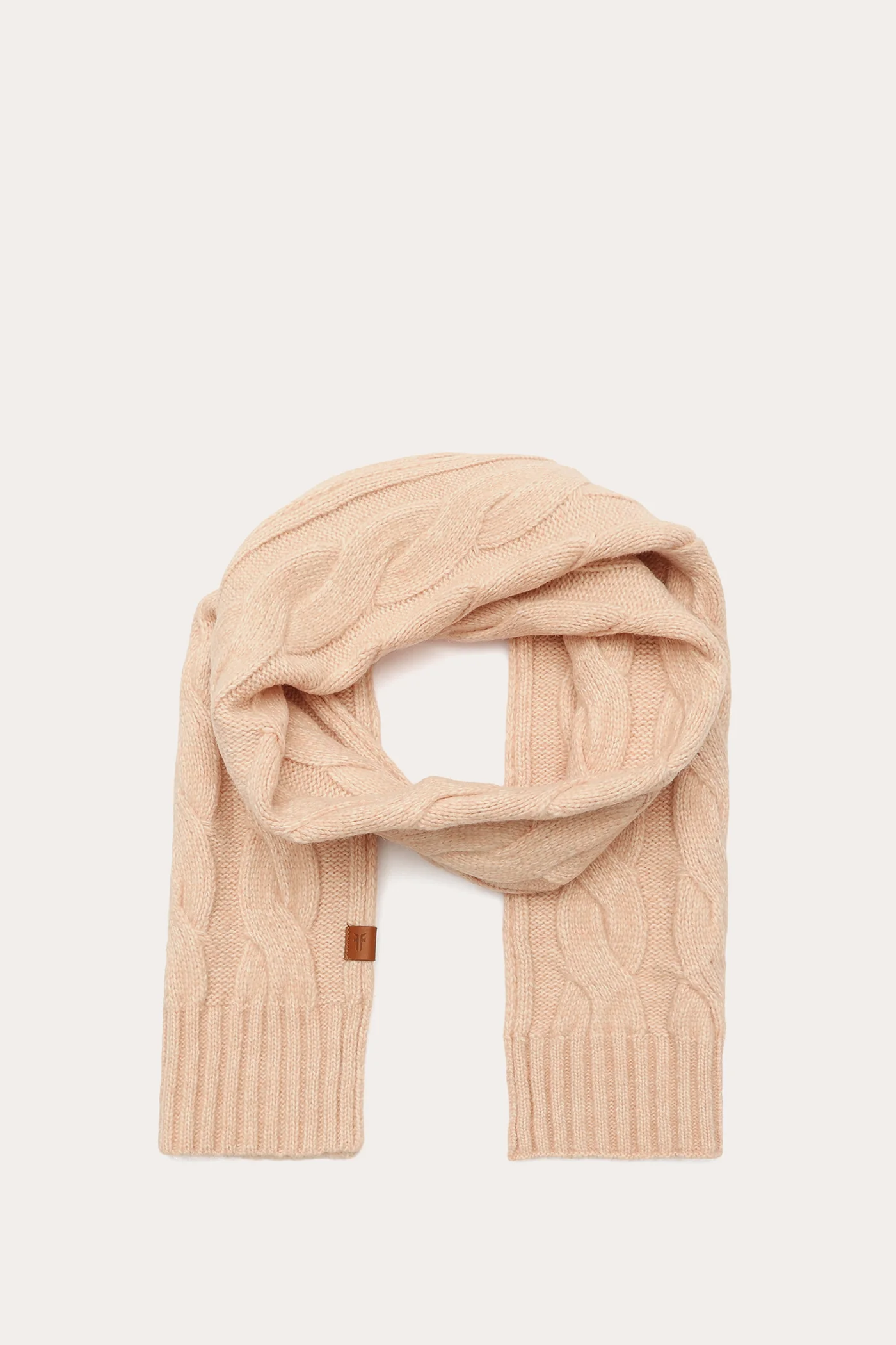 Wide Cable Scarf